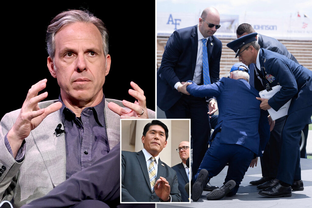 Jake Tapper of the CNN, RIPS Media Freating Campation Against Hur, WSJ Report on Biden Dysline without mentioning one's own network
