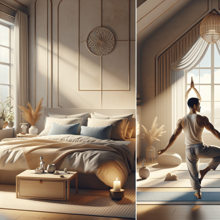 yoga for stress relief: poses you can do in bed