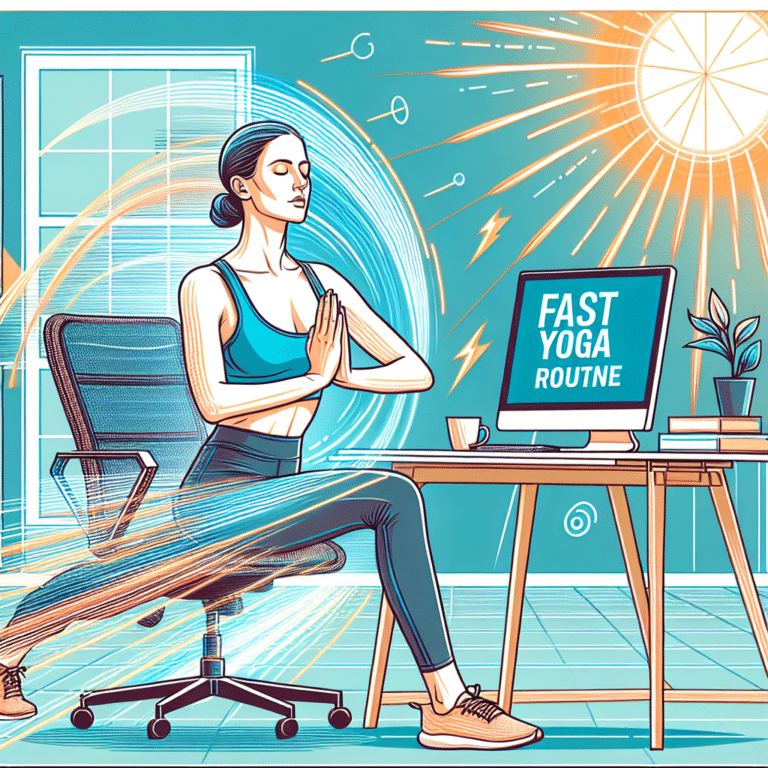 fast yoga routine for energy boost at work