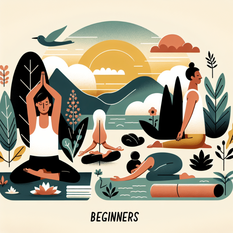 yoga poses for beginners with illustrations
