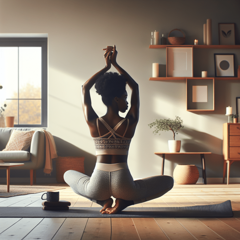 beginner yoga poses to ease stress at home