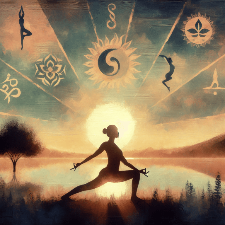 Yoga routine combining poses and breathing exercises for holistic benefits