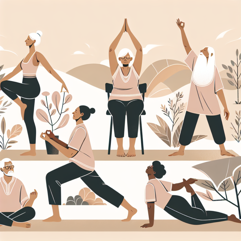 gentle yoga poses for seniors