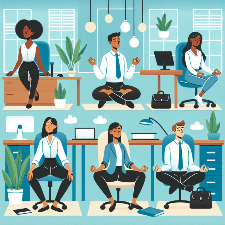 simple yoga poses for beginners at work