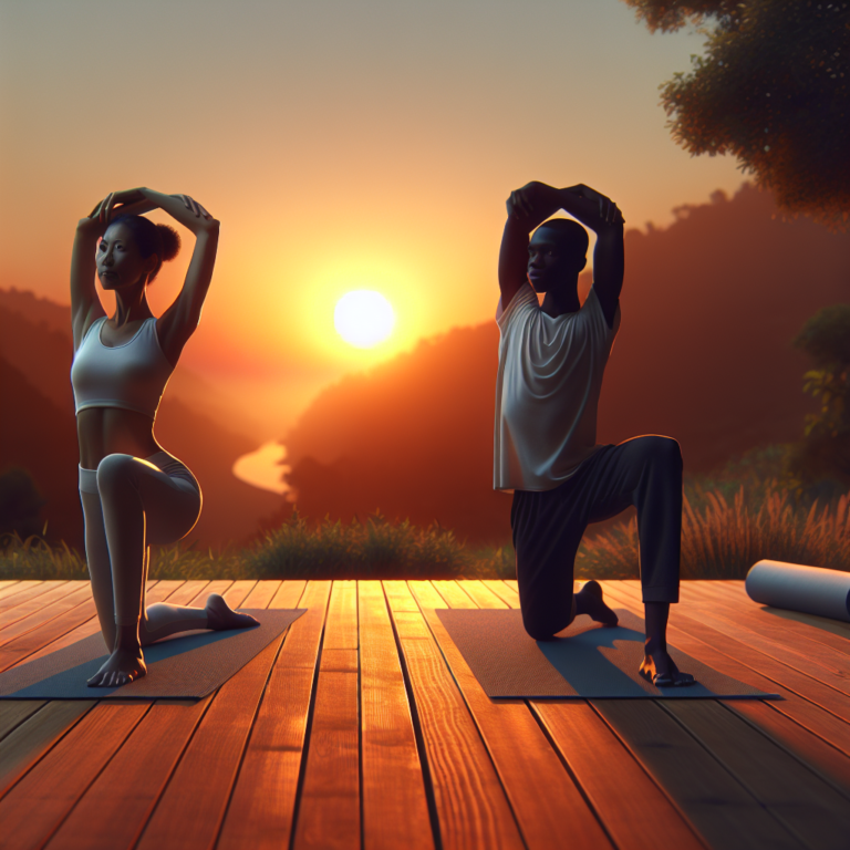 yoga stretches to help unwind after a long day