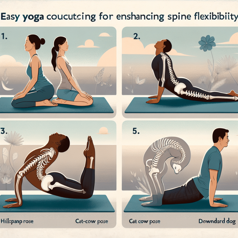 easy yoga poses to promote a flexible spine