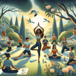 Yoga routine combining poses and breathing exercises for holistic benefits