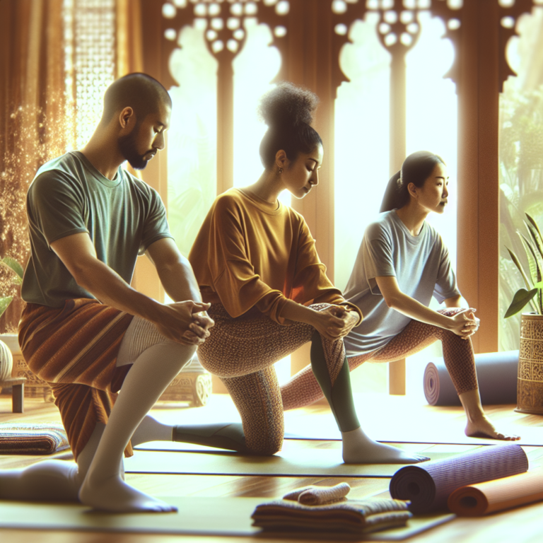 yoga stretches aimed at increasing leg flexibility
