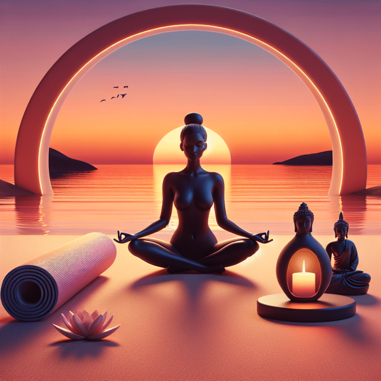nurturing your spirit with evening stress relief yoga.